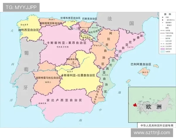 西甲联赛地图：西甲联赛各大俱乐部的地理分布